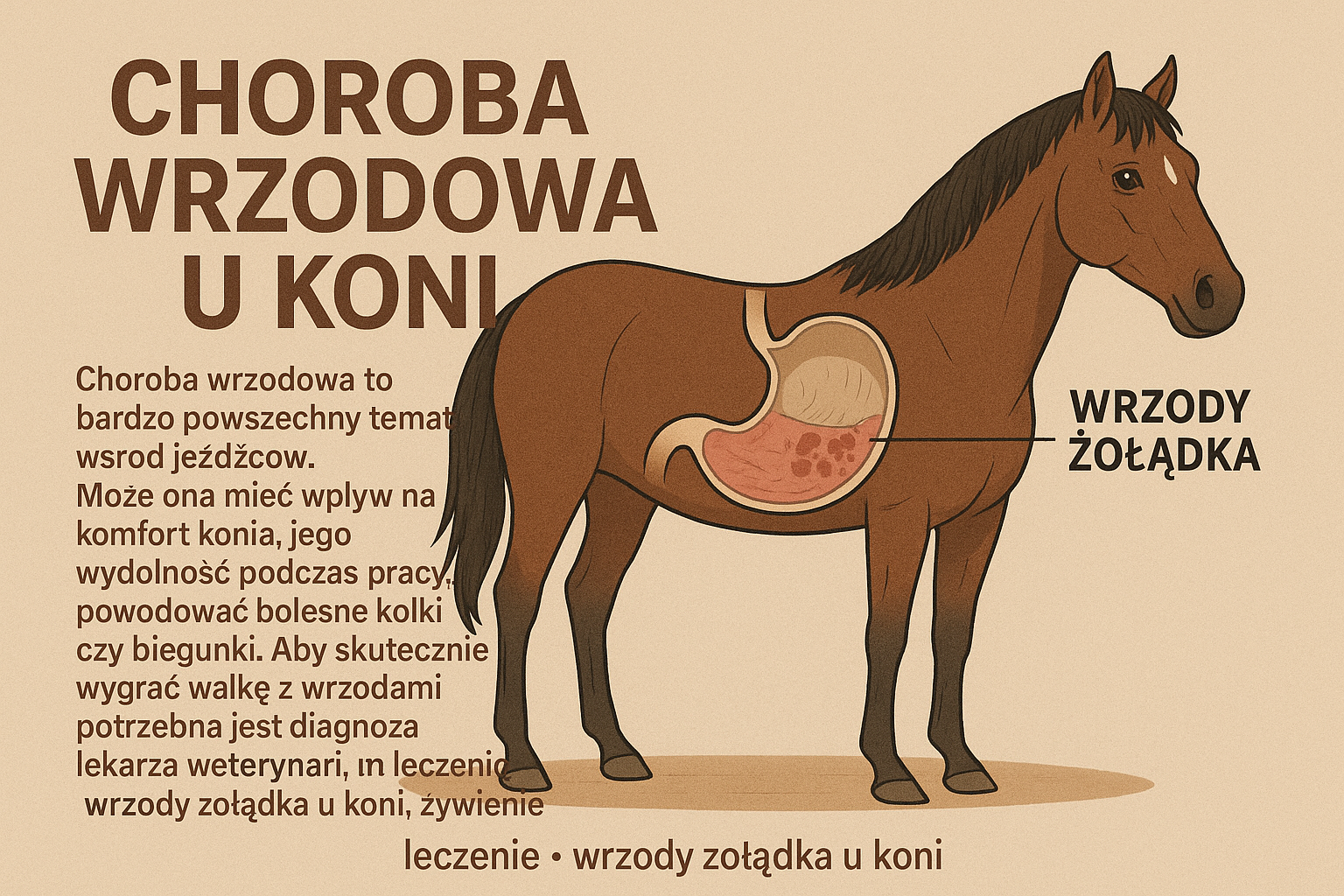 Wrzody żołądka u koni jak je rozpoznać i leczyć?