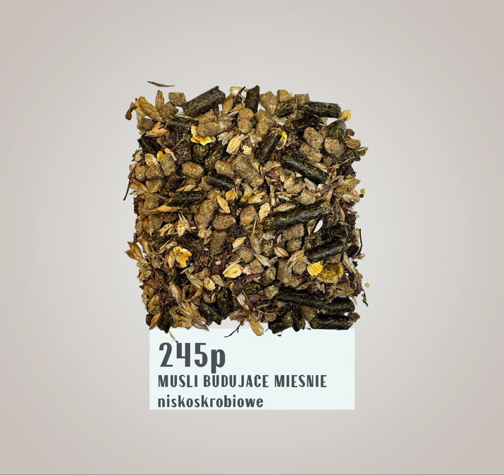 IL CAMPIONE „245P” Musli niskoenergetyczne dla koni wymagających nabudowania masy mięśniowej - 20kg