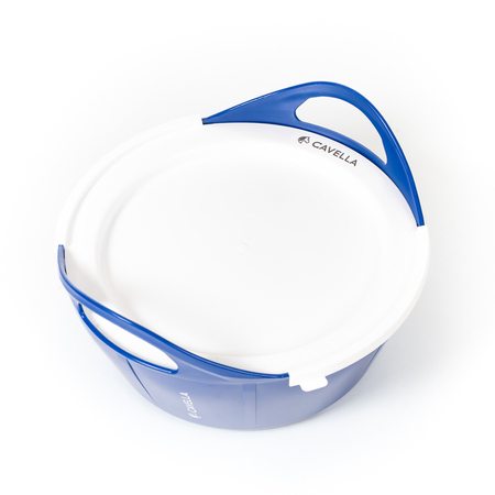 CAVELLA FlexBag elastyczne wiadro zamykane z TPE - 10l kolor niebieski