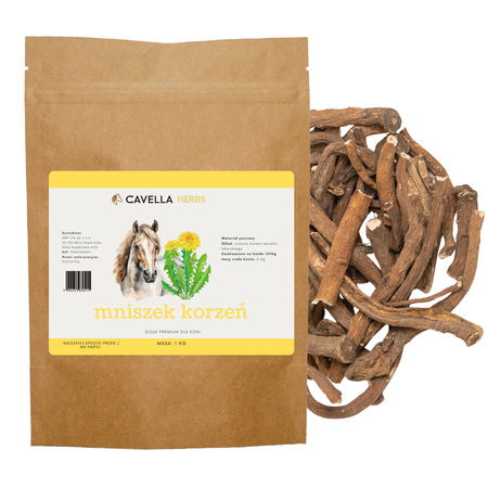 CAVELLA Zioła dla koni Mniszek korzeń - 1 kg