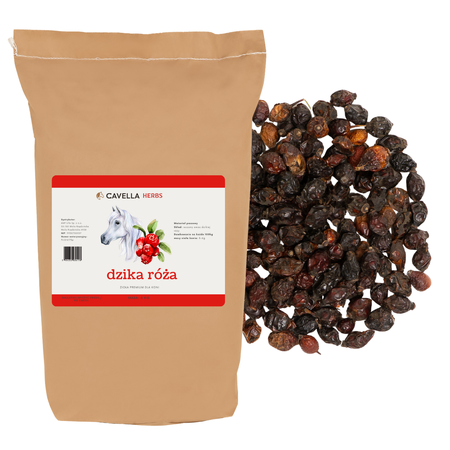 CAVELLA Zioła dla koni Dzika Róża owoce 4 kg 