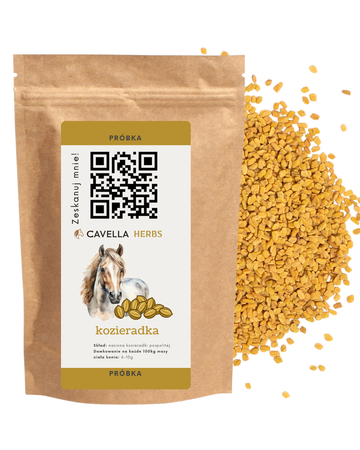 CAVELLA Kozieradka Nasiona  -198g PRÓBKA