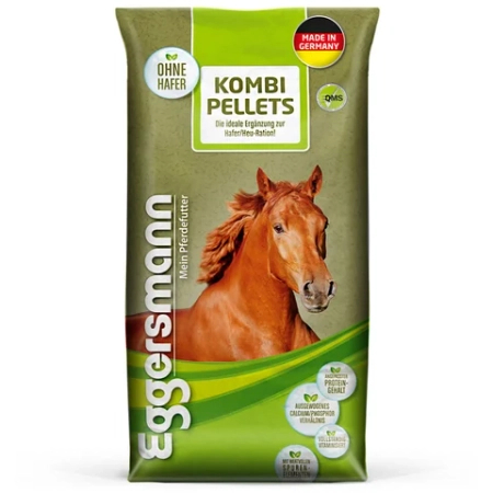 EGGERSMANN Kombi Pellets – granulat uzupełniający karmienie owsem dla koni - 25 kg
