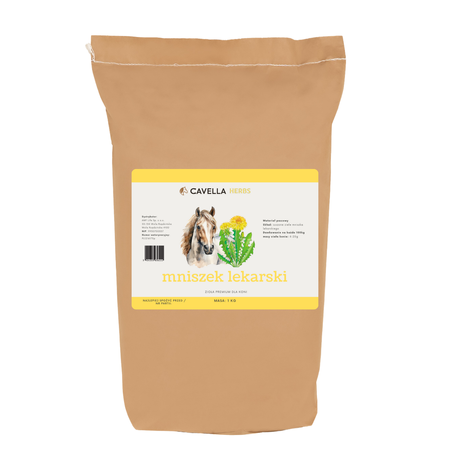 CAVELLA Zioła dla koni Mniszek ziele - 1kg