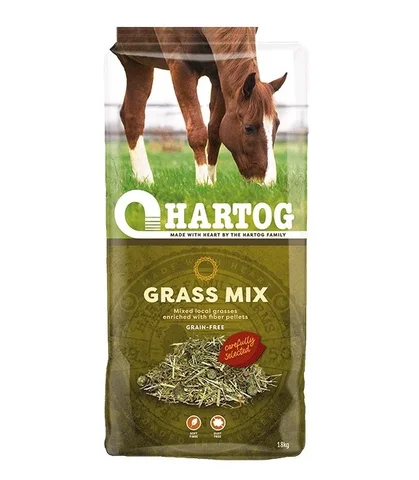 EGGERSMANN Sieczka Hartog Grass Mix Niskobiałkowa idealna dla koni uczulonych na lucernę i koni z problemami oddechowymi - 18kg