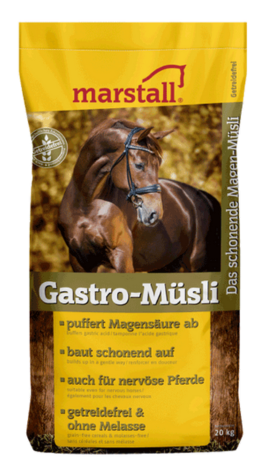MARSTALL Gastro-Müsli bezzbożowa pasza dla koni wrzodowych i wrażliwych trawiennie - 20KG