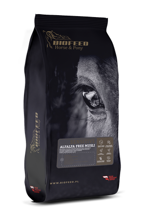 BIOFEED Horse & Pony Sensitive Alfalfa Free Musli dla koni i kuców wymagających - 20 kg