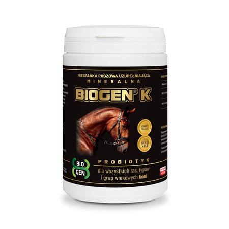 NUBA EQUI Biogen K - probiotyk dla koni zawierający najwyższej jakości mikroorganizmy - 1kg