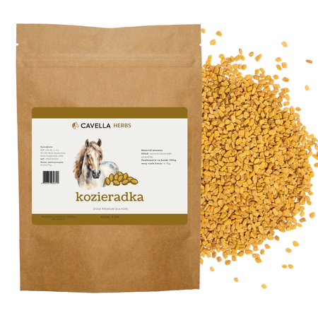 CAVELLA Zioła dla koni Kozieradka - 1KG