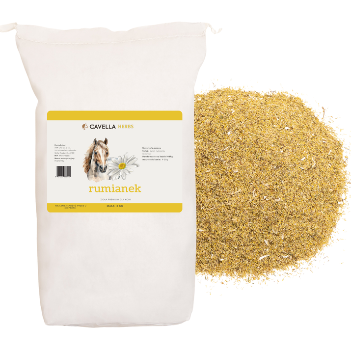 CAVELLA Zioła dla koni Rumianek rozkrusz - 2KG
