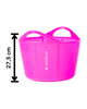 CAVELLA FlexBucket elastyczne wiadro zamykane z TPE - 17l kolor różowy