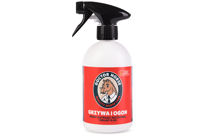 DOCTOR HORSE Grzywa i Ogon odżywka do rozczesywania i blasku dla konia - 500 ml 