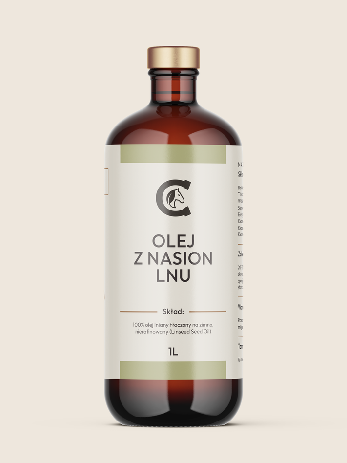 CAVELLA Olej Lniany dla koni 1L