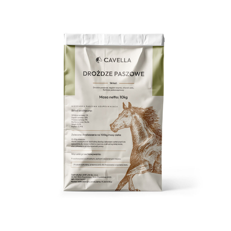 CAVELLA Drożdze paszowe dla koni - 10kg