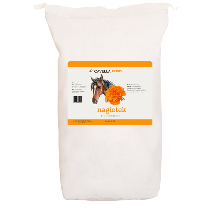 CAVELLA Zioła dla koni Nagietek  kwiat - 1 kg