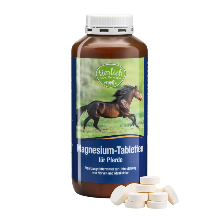 TIERLIEB Magnez wsparcie układu nerwowego i mięśni redukcja stresu dla koni - 170 tbl