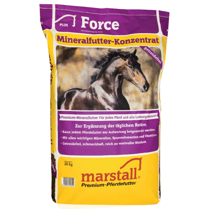 MARSTALL Force kompleks witaminowo-mineralny dla każdego konia - 20KG
