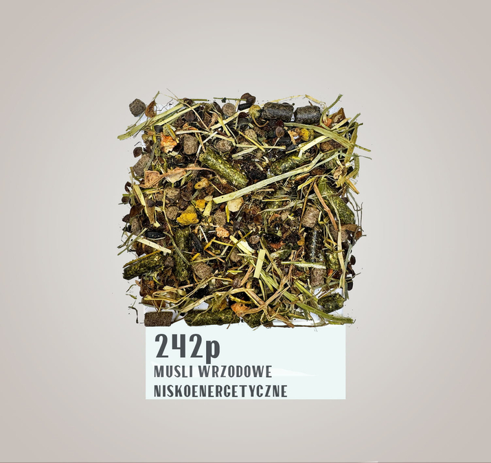 IL CAMPIONE „242P” Musli  niskoenergetyczne dla koni wrzodowych i z zaburzeniami trawienia - 15 kg