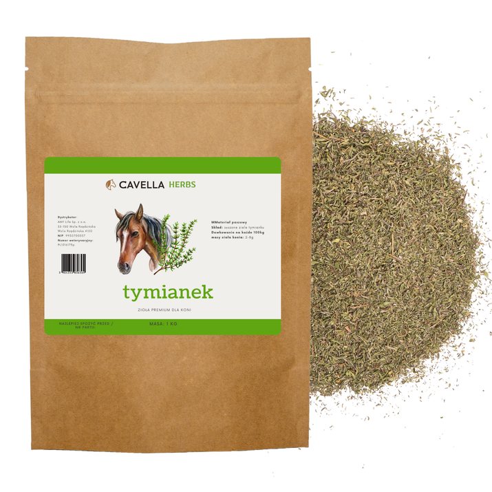 CAVELLA Zioła dla koni Tymianek - 1kg