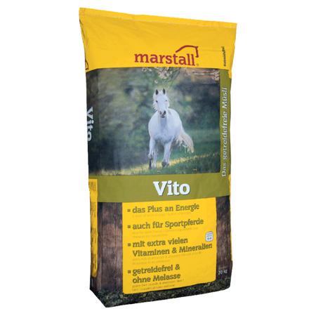 MARSTALL Vito - bezzbożowa pasza dla koni metabolicznych, wrzodowych i wrażliwych - 20 kg
