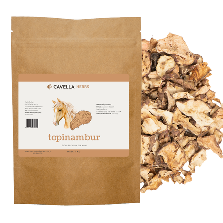 CAVELLA Zioła dla koni Topinambur korzeń - 1kg