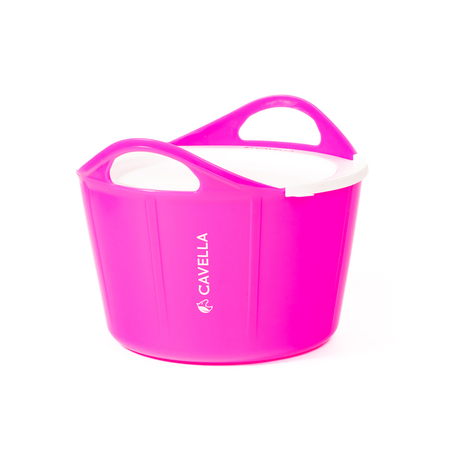 CAVELLA FlexBucket elastyczne wiadro zamykane z TPE - 17l kolor różowy