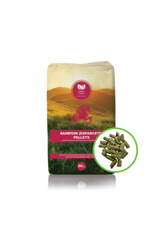 MASTERS Pellet z esparcety Pasza dla koni wspierająca trawienie odporność i zdrowie jelit Nordic Grass Esparceta 20 kg 