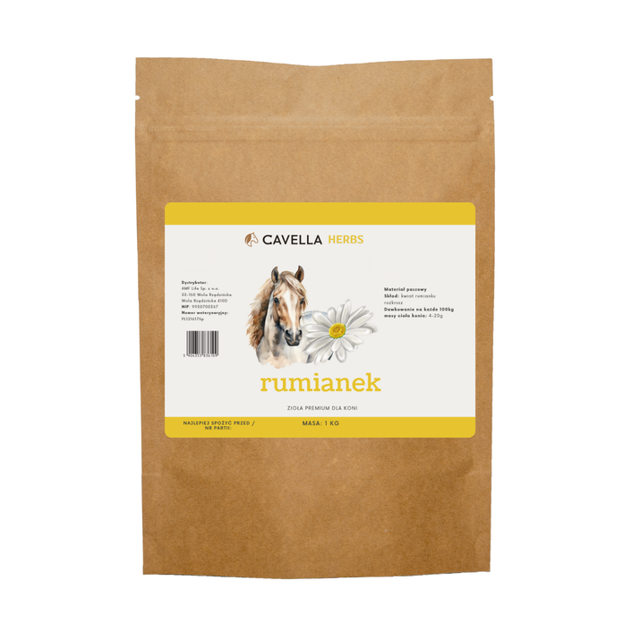 CAVELLA Zioła dla koni Rumianek rozkrusz - 1KG