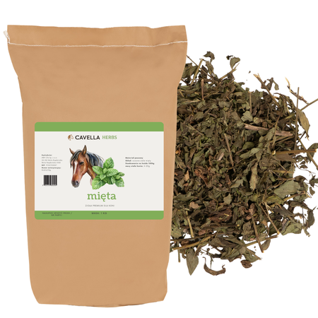 CAVELLA Zioła dla koni Mięta ziele - 2kg