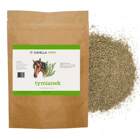 CAVELLA Zioła dla koni Tymianek - 1kg