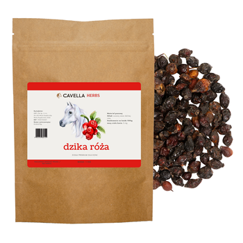 CAVELLA Zioła dla koni Dzika Róża owoce 1 kg 